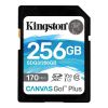  Зображення Карта пам'яті Kingston SD 256GB  C10 UHS-I U3 R170/W90MB/s 